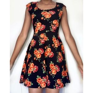 Floral Skater Dress